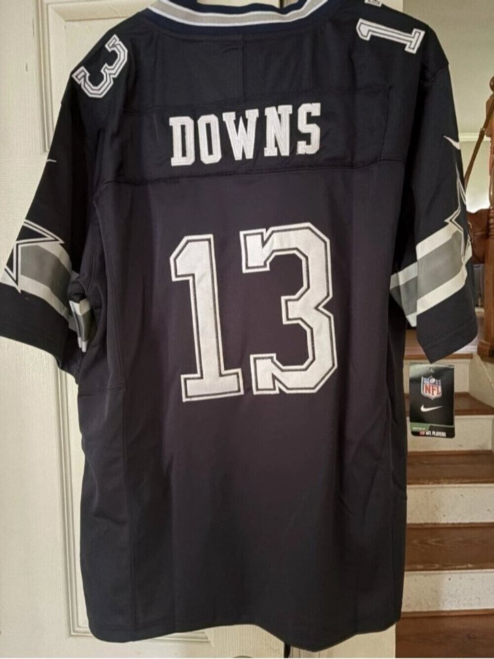 Caleb Downs Navy 13 Stitched Jersey Vapor